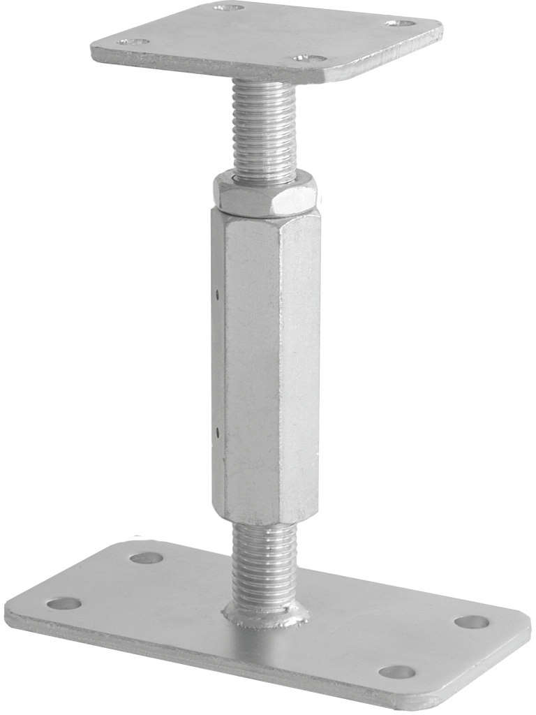 Bild von GH-Stützenfuß vz Typ P24 a.B. TP100x100x6 hv.140-190 M24 (VPE=1 Stück)