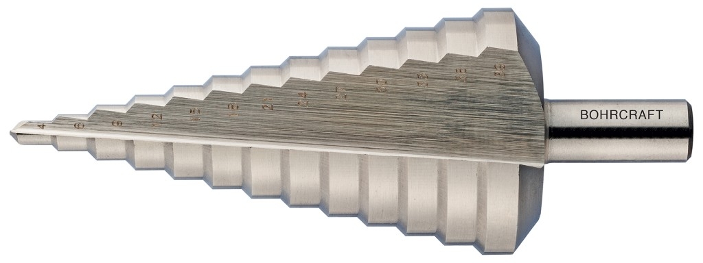 Bild von Stufenbohrer HSS Abstufung 2 mm Gr. 3A / 4-30 mm (VPE=1 Stück)