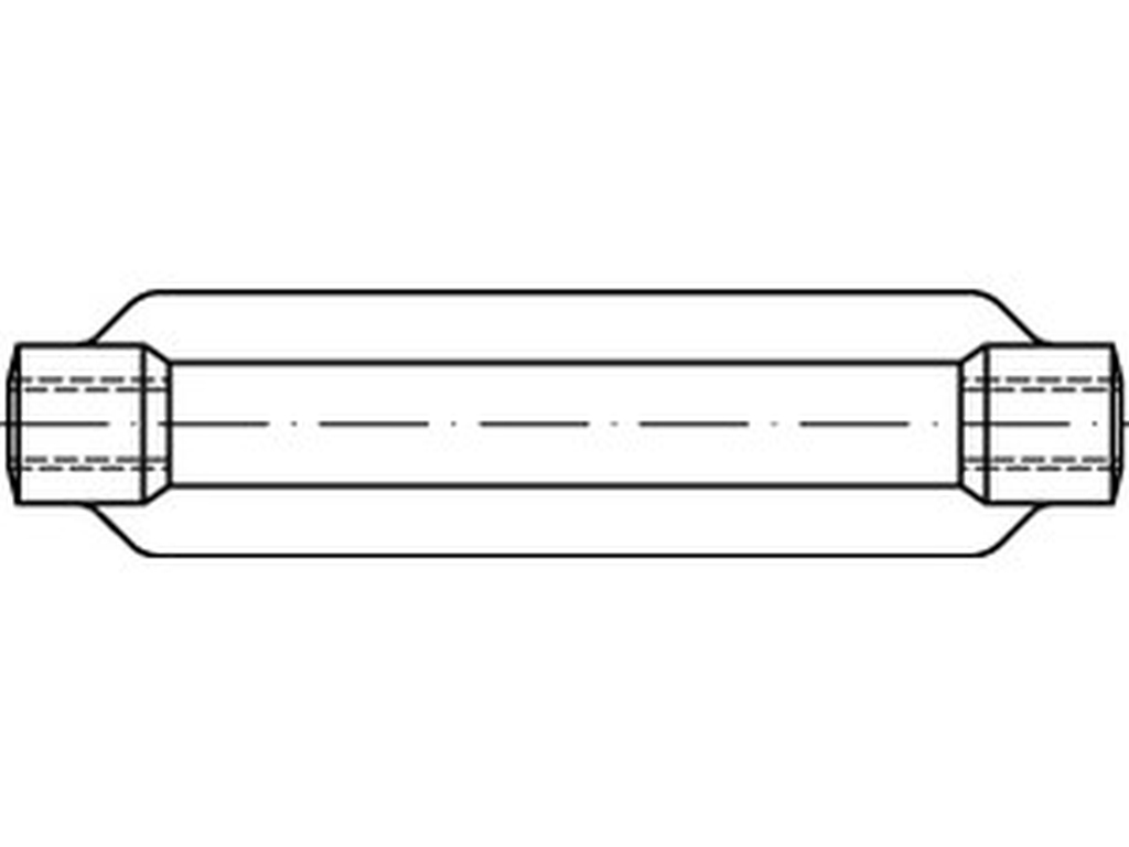 Bild von DIN 1480 Stahl SP M 10 / 125 (galv. verzinkt) Spannschlösser, geschmiedet - Pkg. (1) (VPE=1 Stück)