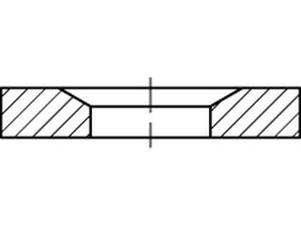 Bild von DIN 6319 Stahl G 35 vergütet (blank) Kugelscheiben, Kugelpfannen - Pkg. (1) (VPE=1 Stück)