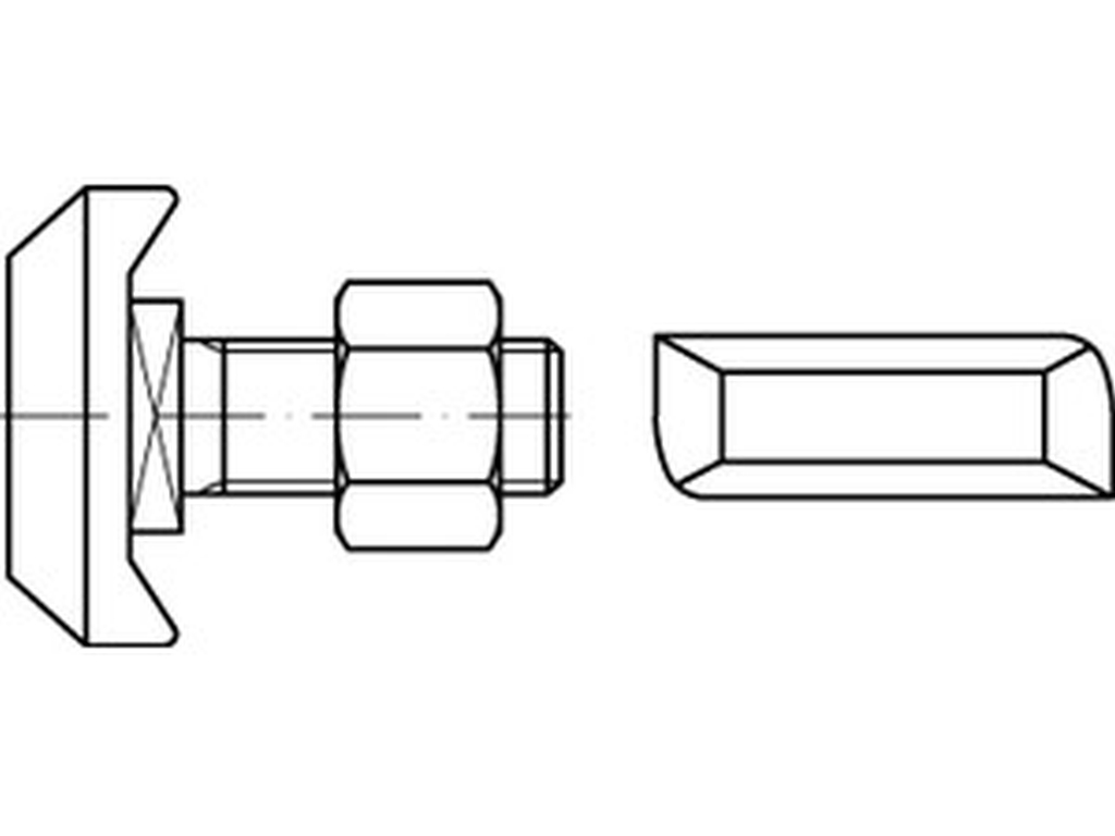 Bild von ART 88972 Halfenschr. 4.6 Typ 72/48 M 20 x 50 feuerverzinkt tZn VE=S (VPE=20 Pkg. (20))